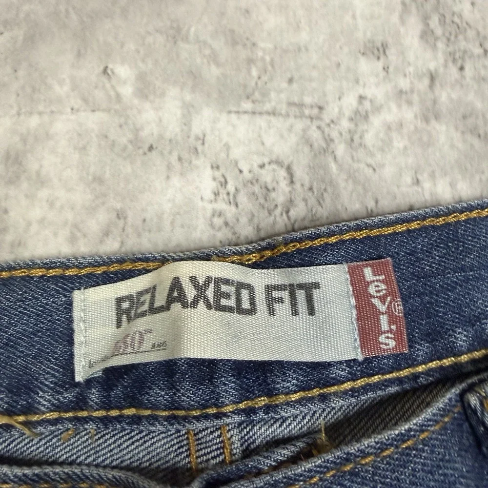 Vintage Levi's 550 Baggy Relaxed Tapered 36x34 Jeans Skater Grunge Y2K 90s 200s